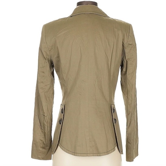Escada Vintage Olive Green Blazer Size‎ 36 - Picture 3 of 15